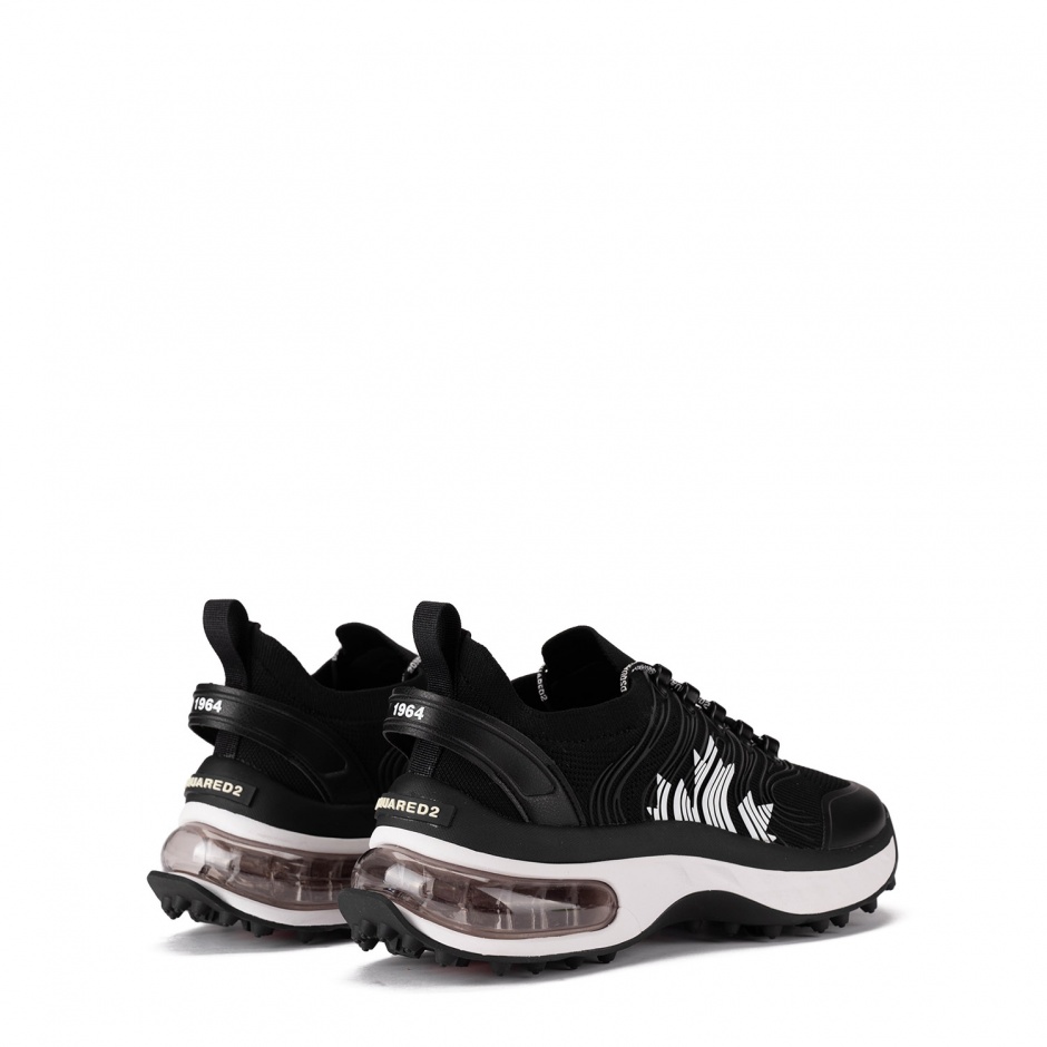 Dsquared2 Adidași negri bărbați Bubble - vezi 5