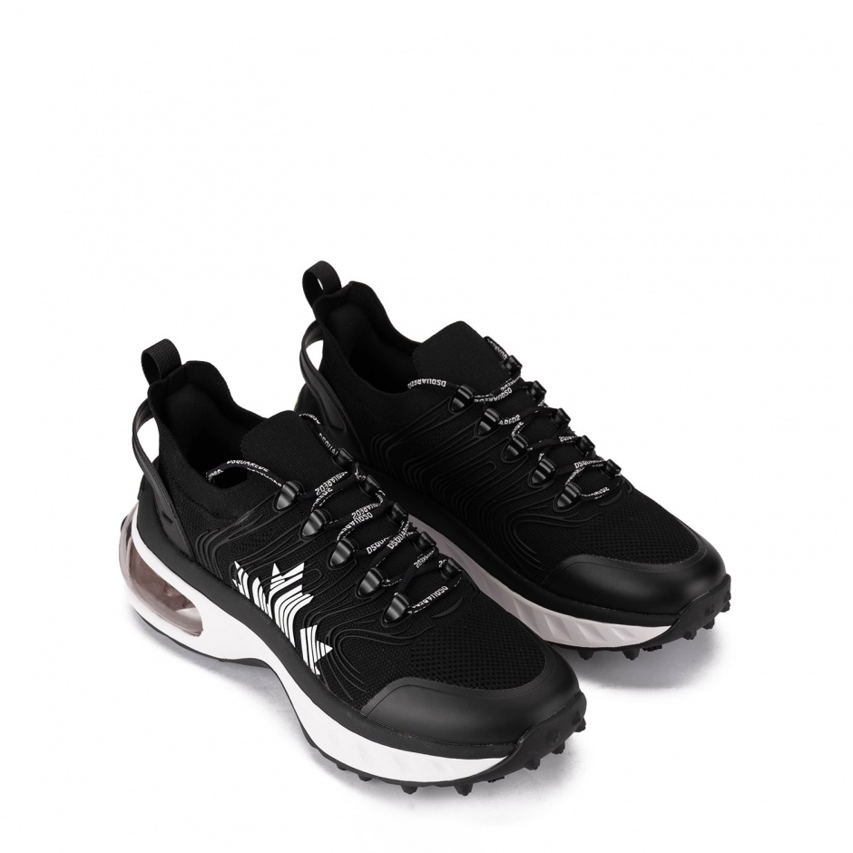 Dsquared2 Adidași negri bărbați Bubble - vezi 2