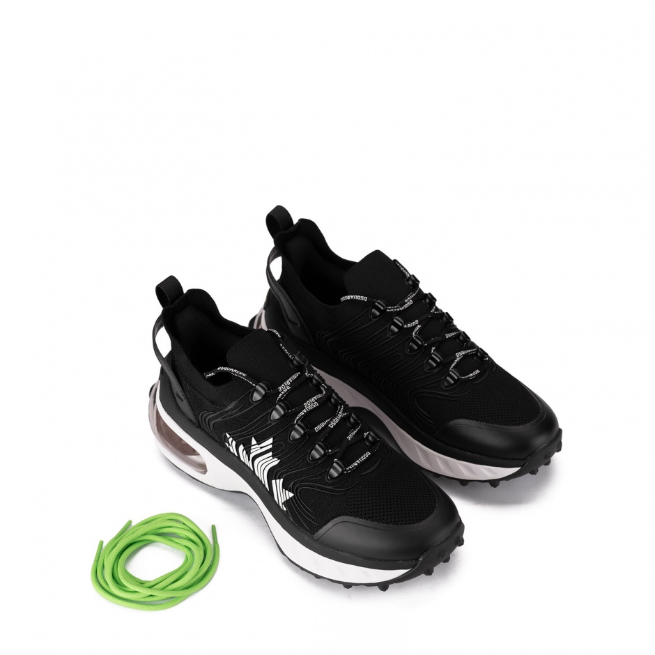 Dsquared2 Adidași negri bărbați Bubble - vezi 4
