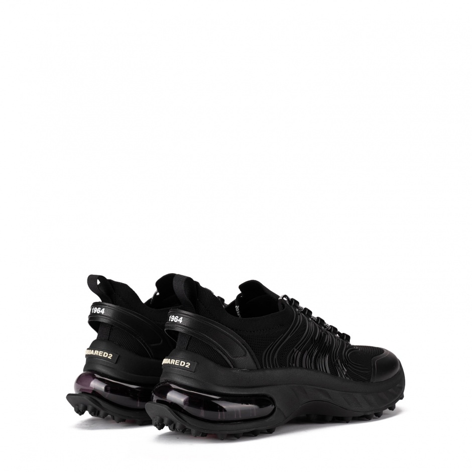 Dsquared2 Adidași negri bărbați Bubble - vezi 4