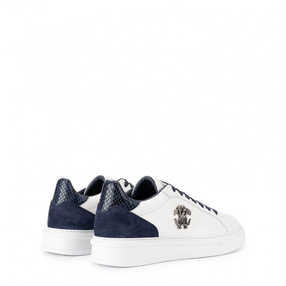 Roberto Cavalli Pantofi sport albi bărbați - vezi 5