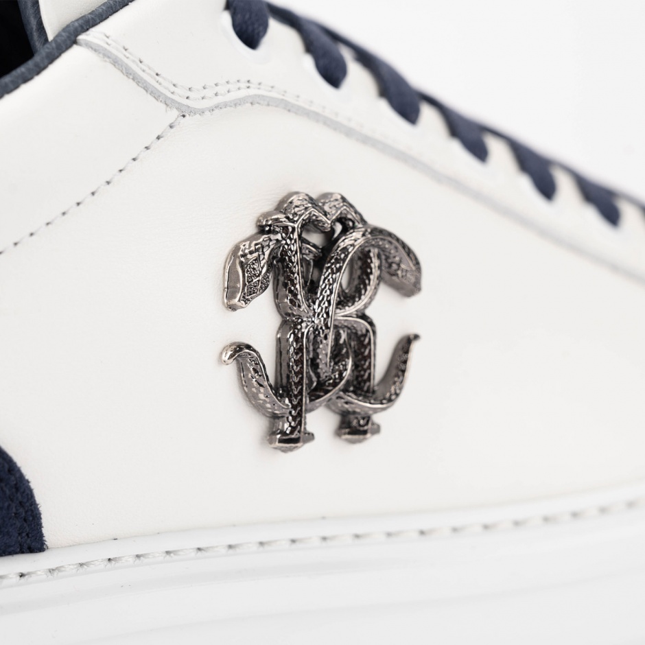 Roberto Cavalli Pantofi sport albi bărbați - vezi 4