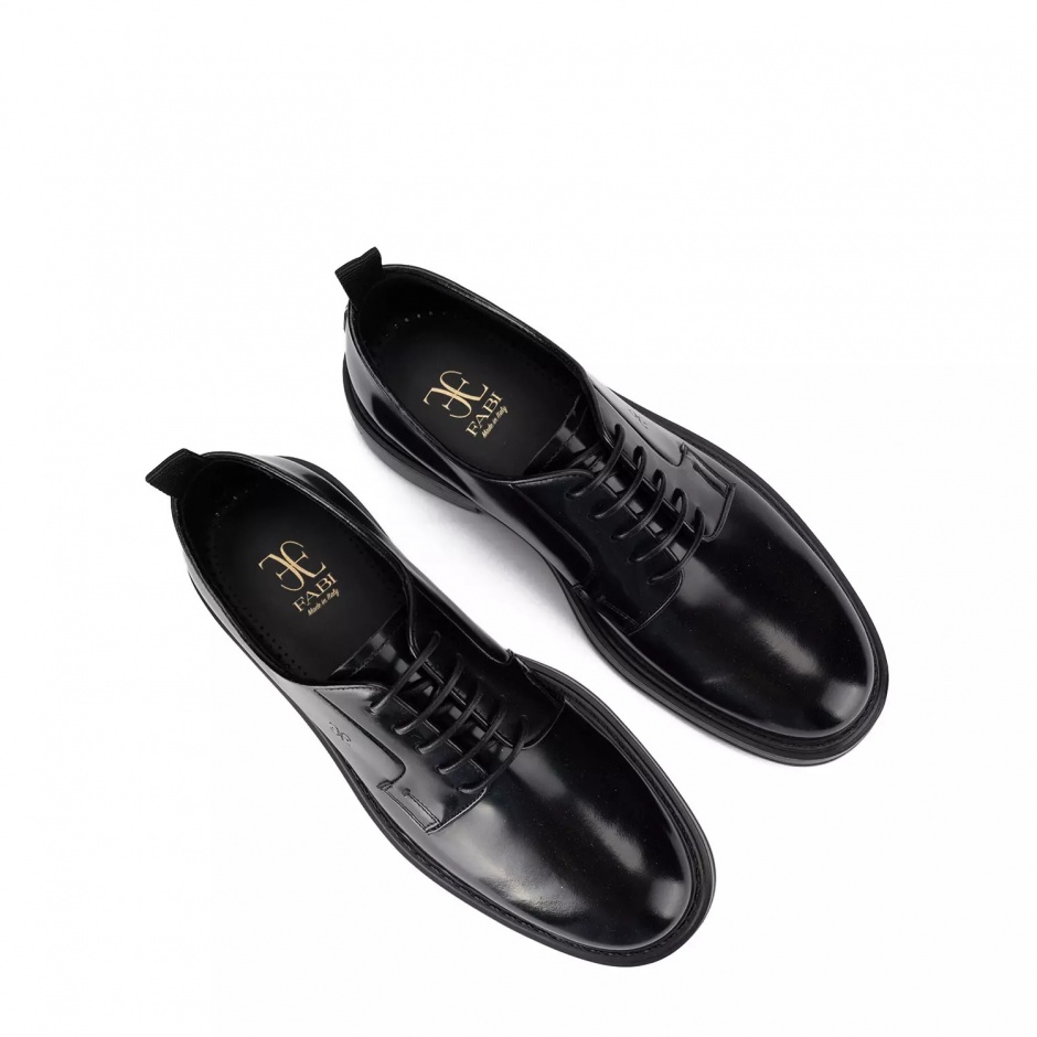 FABI Pantofi eleganți negri bărbați - vezi 4