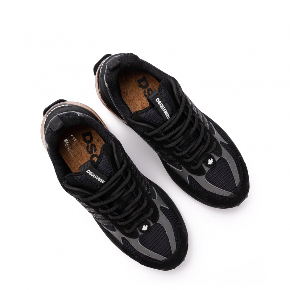 DSQUARED2 Adidași bărbați negri Bubble - vezi 3 - Pepina.ro DSQUARED2 Adidași bărbați negri Bubble - vezi 3