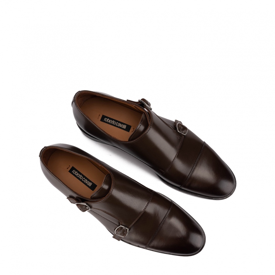 Roberto Cavalli Pantofi eleganți bărbați maro - vezi 3