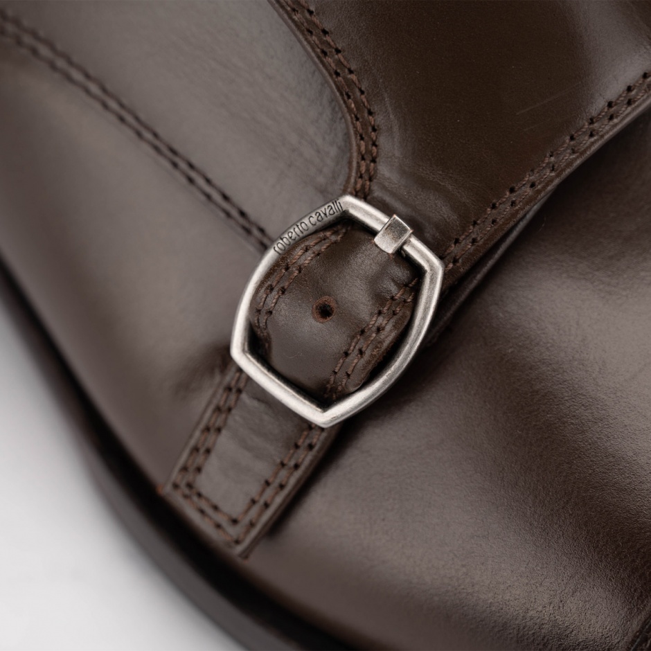 Roberto Cavalli Pantofi eleganți bărbați maro - vezi 4