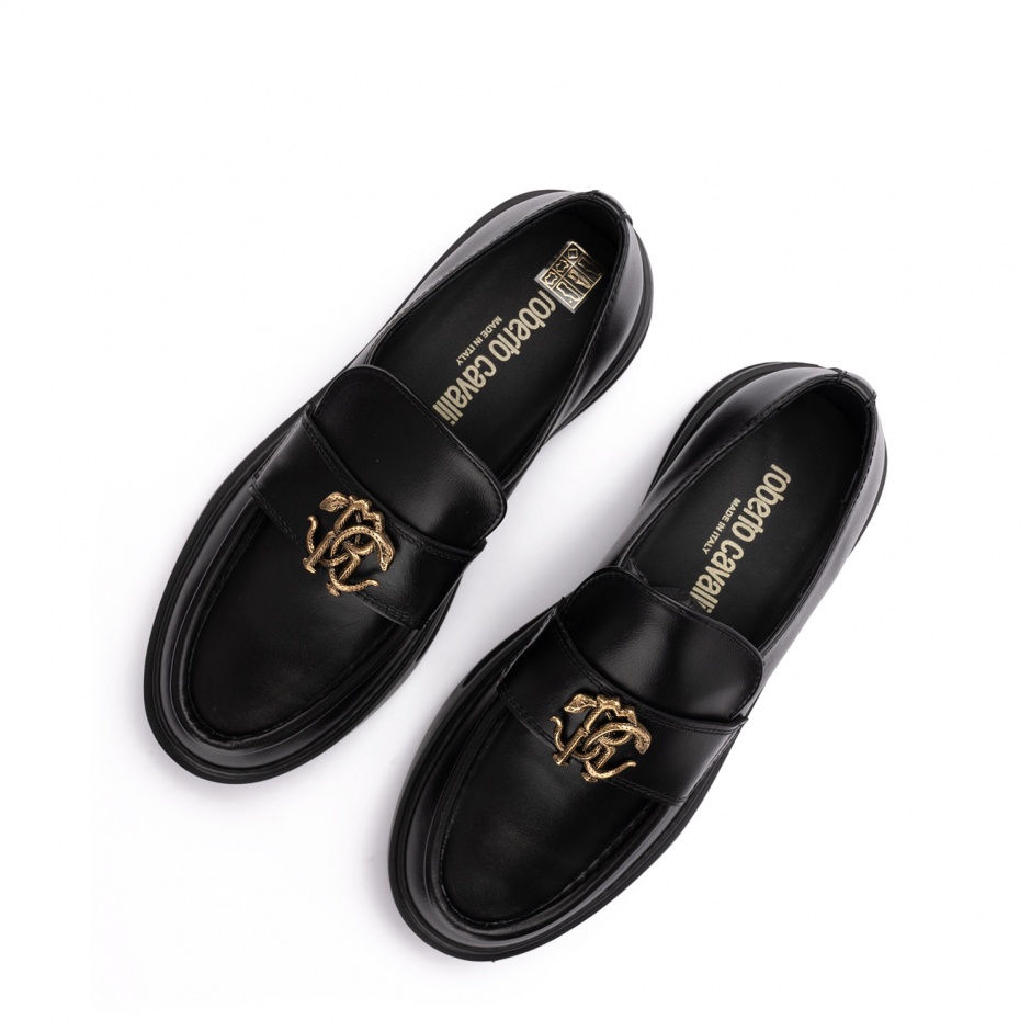 ROBERTO CAVALLI Mocasini damă negre - vezi 3 - Pepina.ro ROBERTO CAVALLI Mocasini damă negre - vezi 3