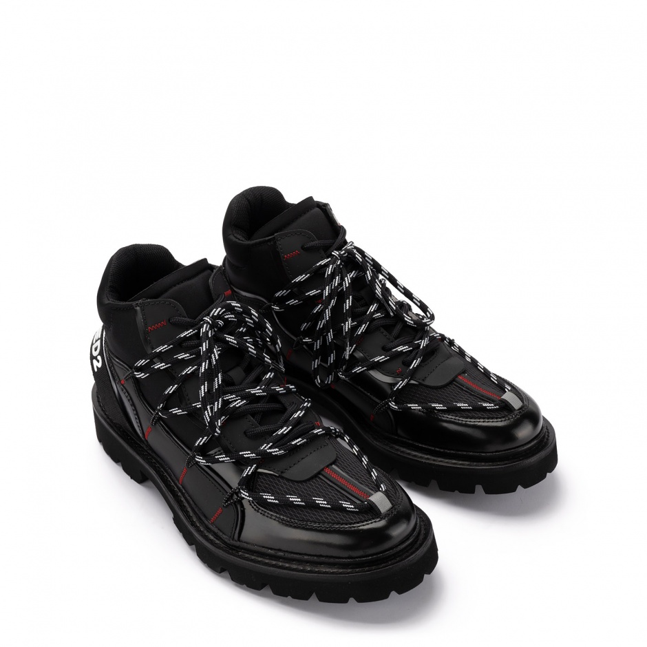 DSQUARED2 Ghete bărbați negre - vezi 2 - Pepina.ro DSQUARED2 Ghete bărbați negre - vezi 2