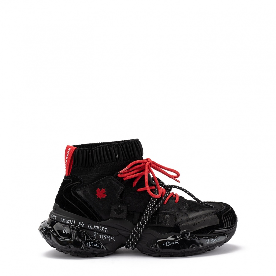 DSQUARED2 Adidași bărbați negri - vezi 1 - Pepina.ro DSQUARED2 Adidași bărbați negri - vezi 1