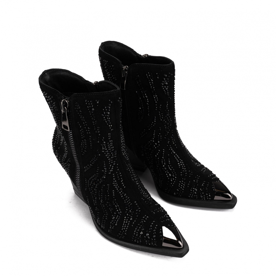 Alma En Pena Botine damă negre cu ștrasuri - vezi 2