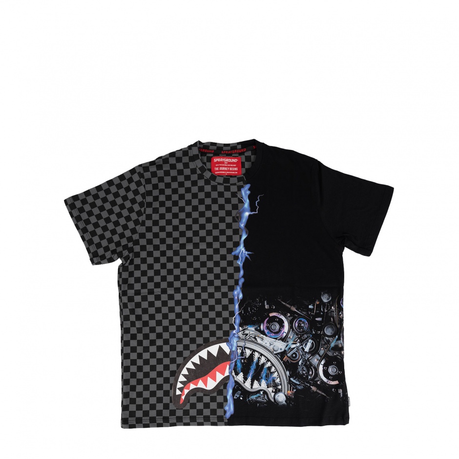 SPRAYGROUND Tricou negru bărbați - vezi 1