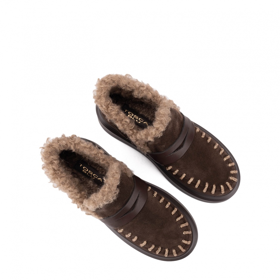 TOSCA BLU Pantofi damă maro Vivienne - vezi 3