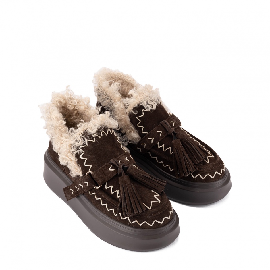 TOSCA BLU Ghete de damă maro Vivienne - vezi 2