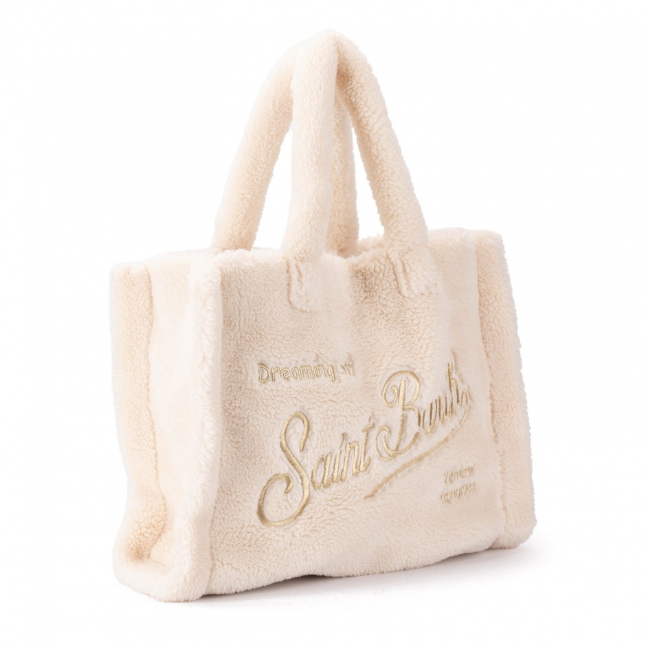 SAINT BARTH Geantă albă damă Canity Teddy - vezi 2