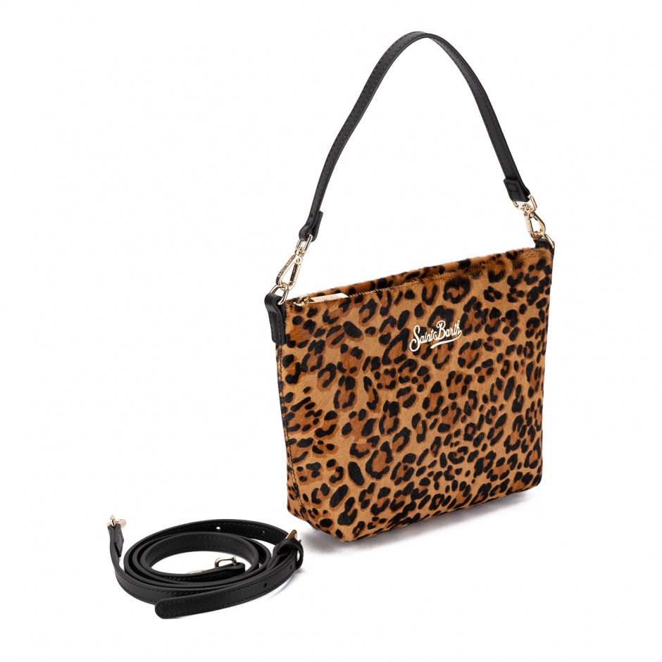SAINT BARTH Geantă damă cu blană Aline bag - vezi 2