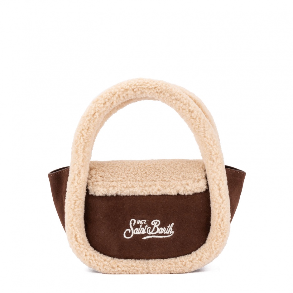 SAINT BARTH Geantă damă Gilda Mutton Suede - vezi 3