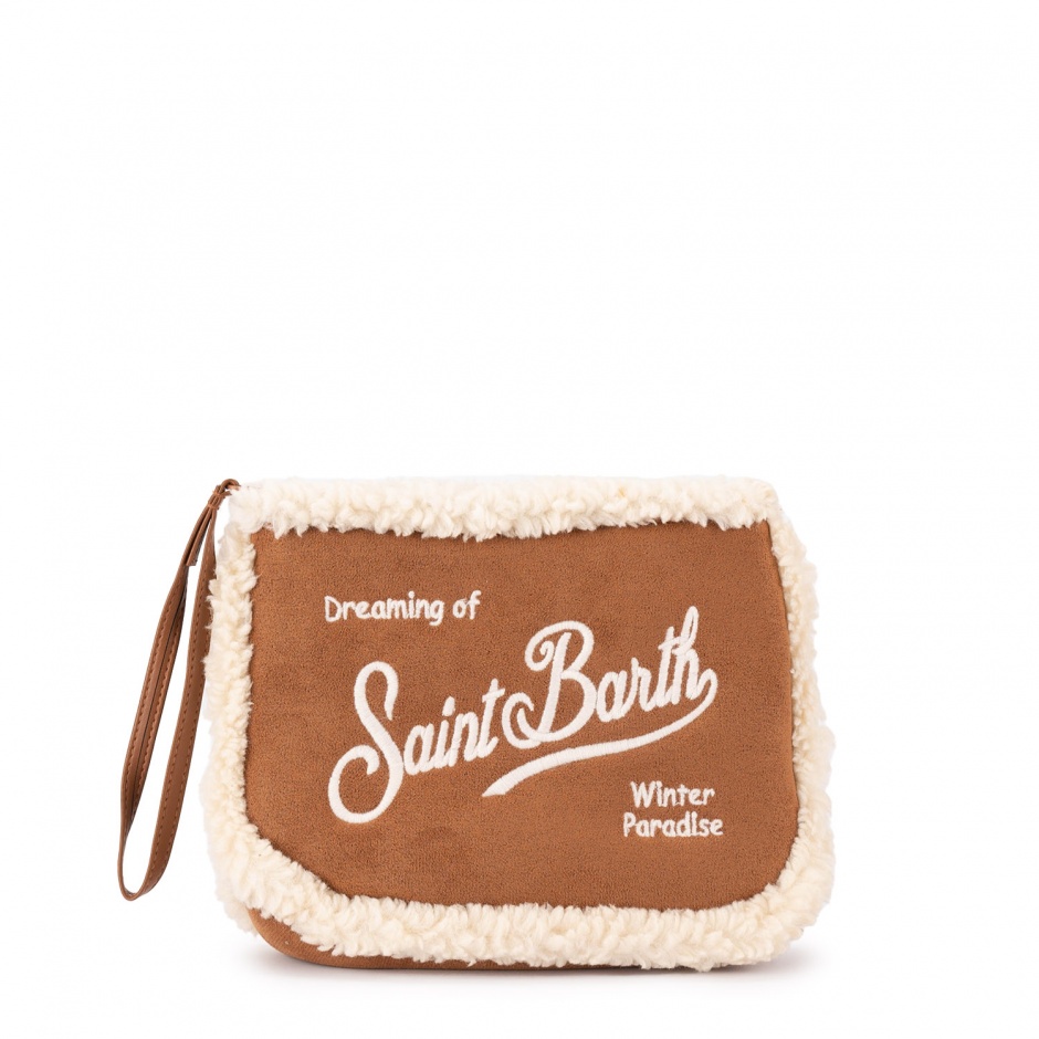 SAINT BARTH Poșetă Aline Shearling - vezi 1