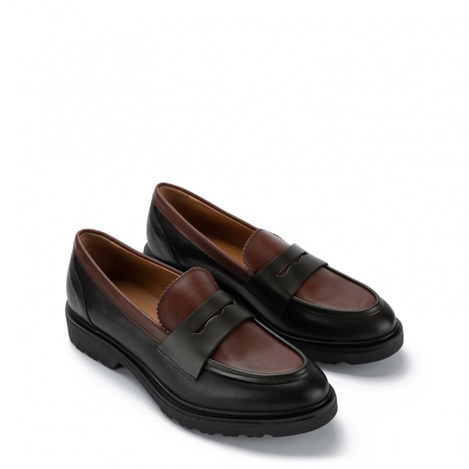 UMA PARKER Mocasini damă negri - vezi 2