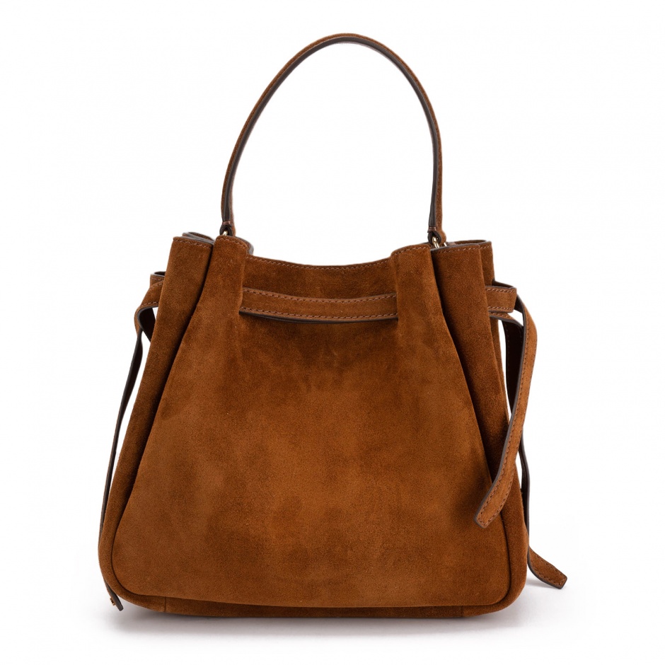 TORY BURCH Geantă damă maro Romy Bucket - vezi 3