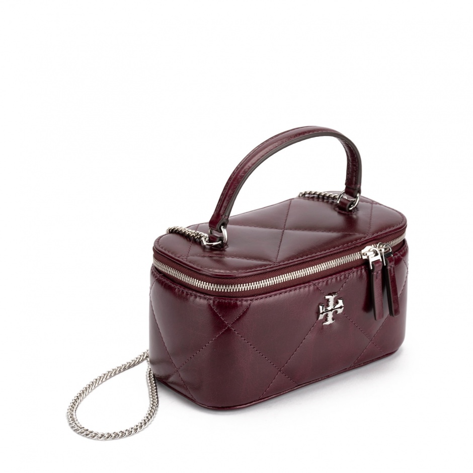 TORY BURCH Geantă damă vișinie Kira Diamond - vezi 2