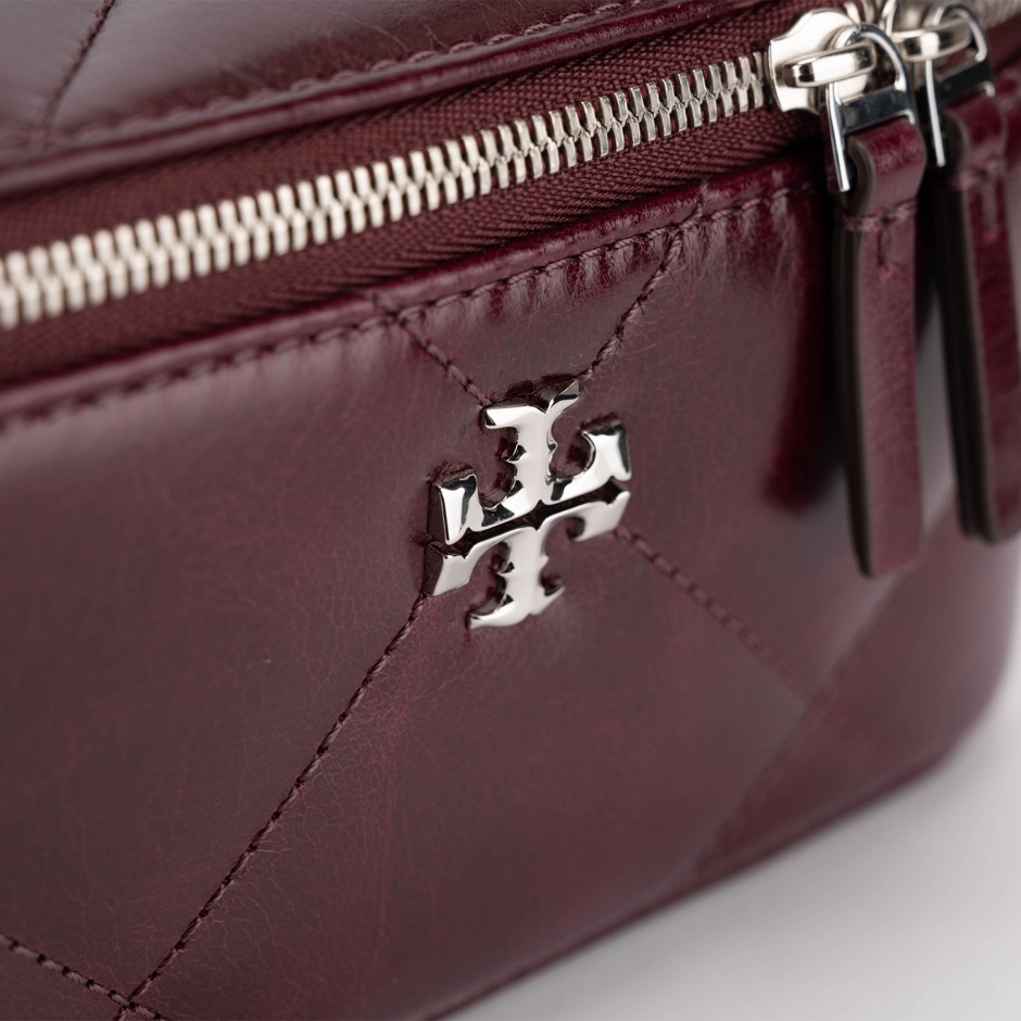 TORY BURCH Geantă damă vișinie Kira Diamond - vezi 3