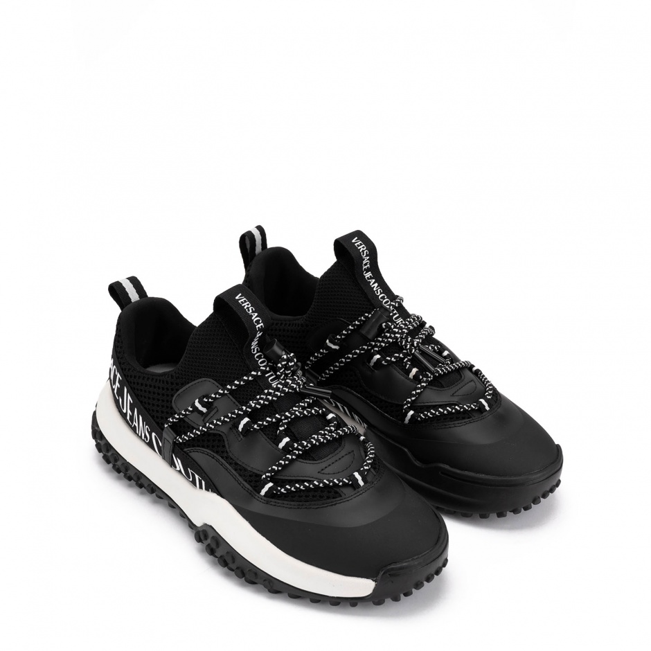 VERSACE JEANS Adidași negri bărbați - vezi 2
