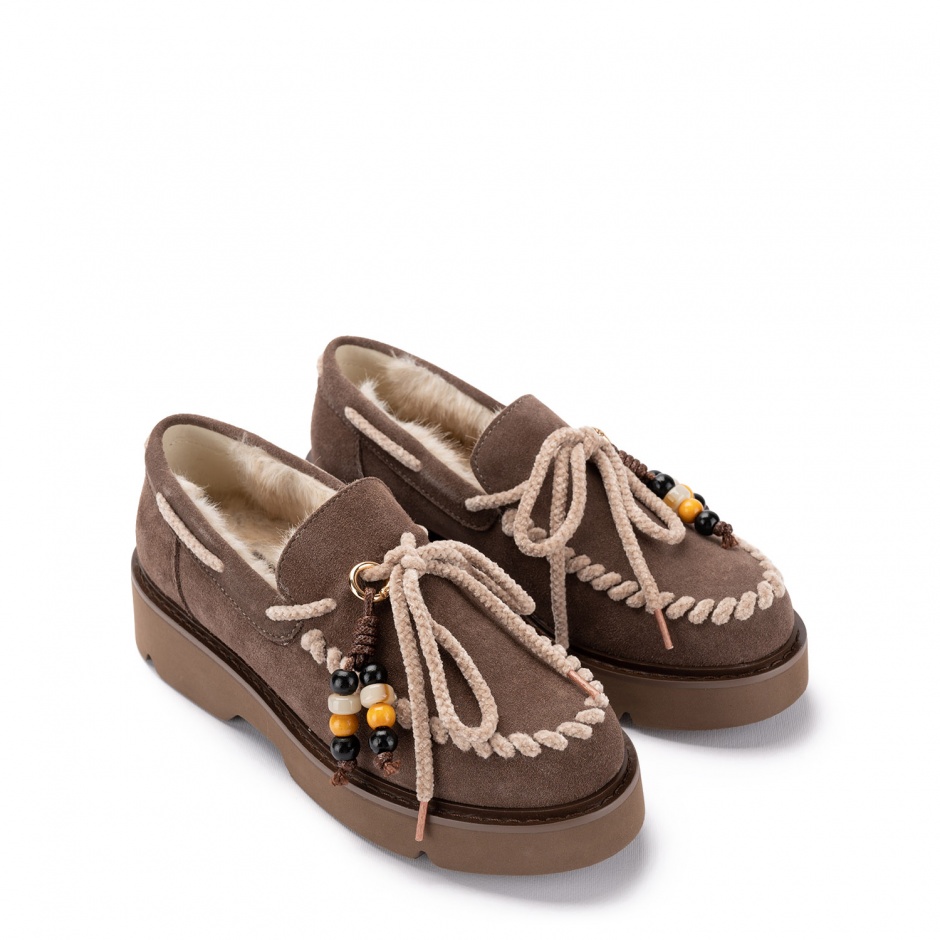 TOSCA BLU Mocasini damă bej Lisa - vezi 2