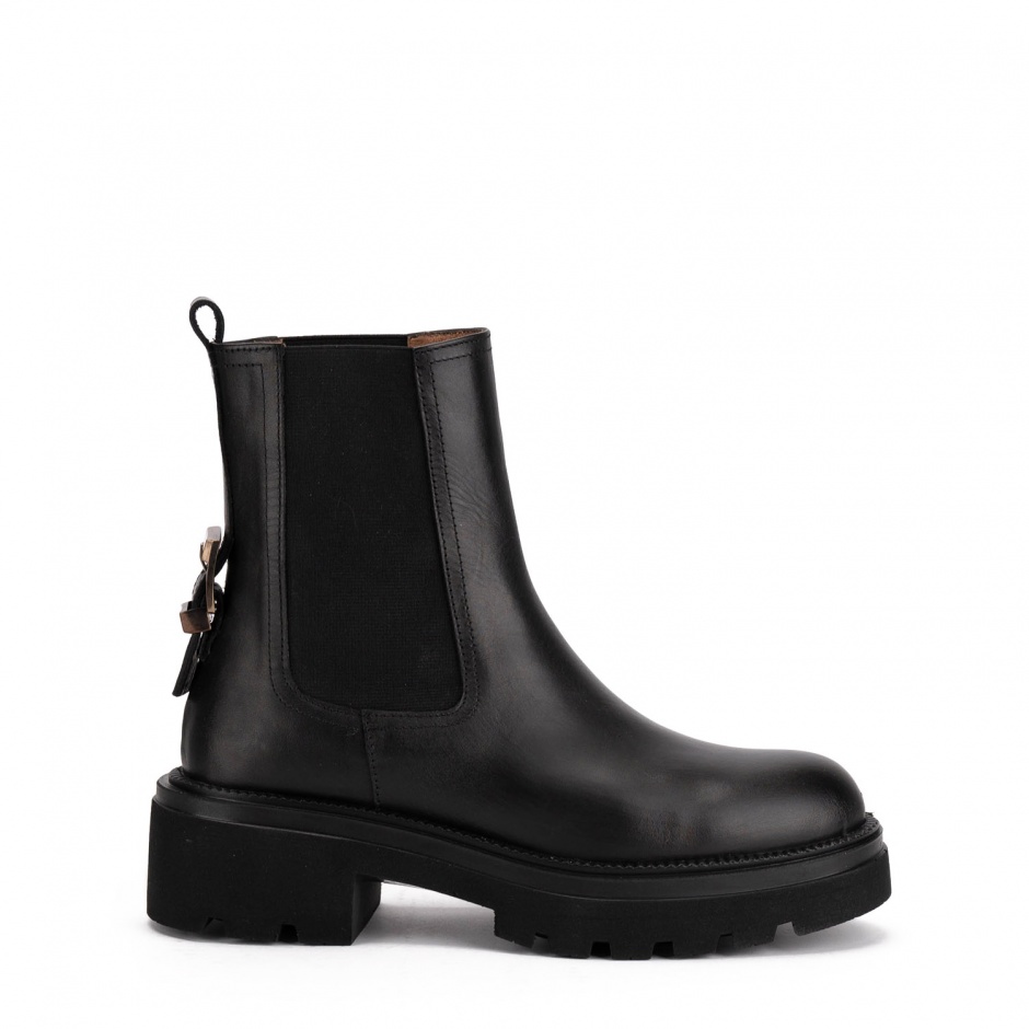 Albano Botine damă negre cu elastic - vezi 1