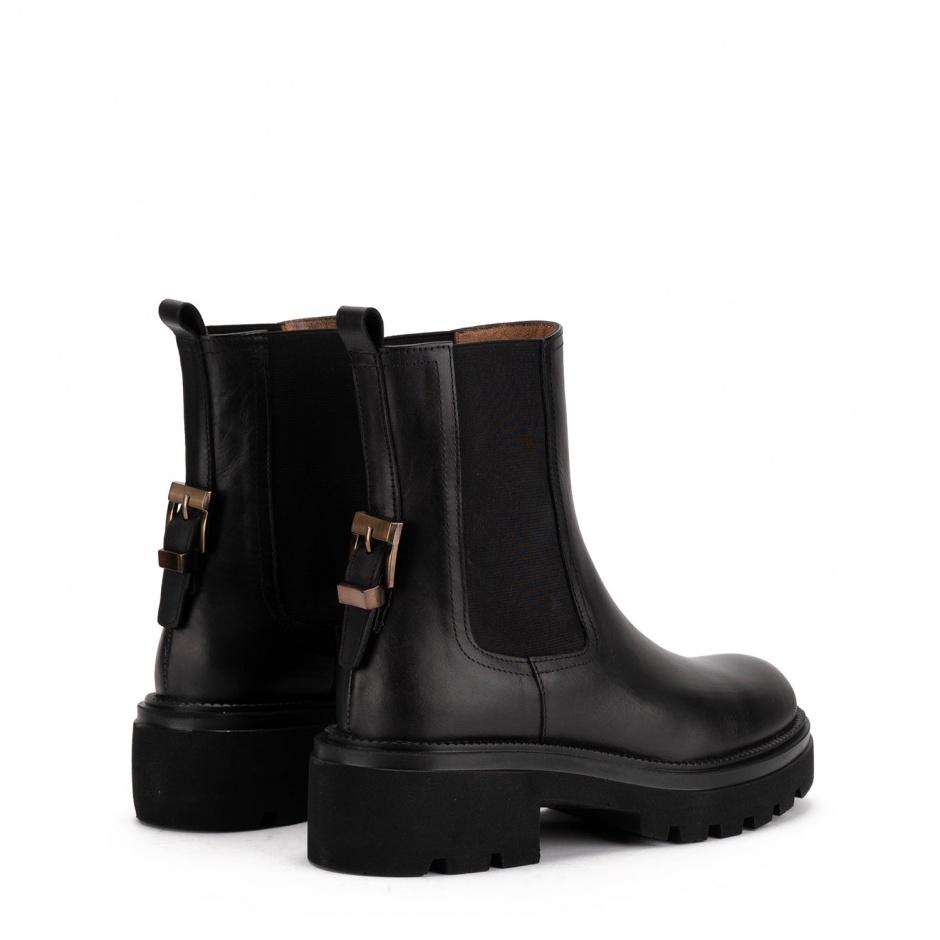 Albano Botine damă negre cu elastic - vezi 3