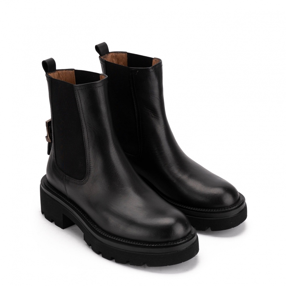 Albano Botine damă negre cu elastic - vezi 2