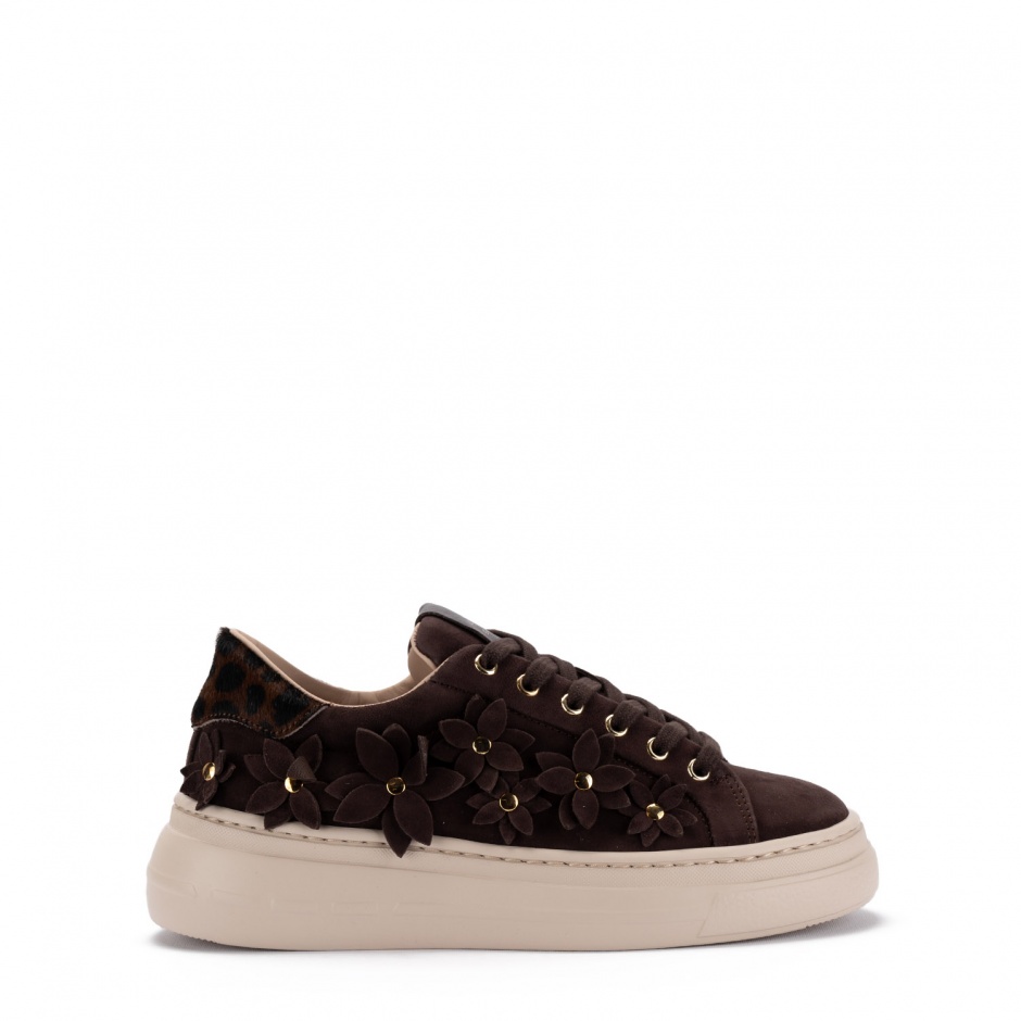 STOKTON Adidași damă maro Flower - vezi 1