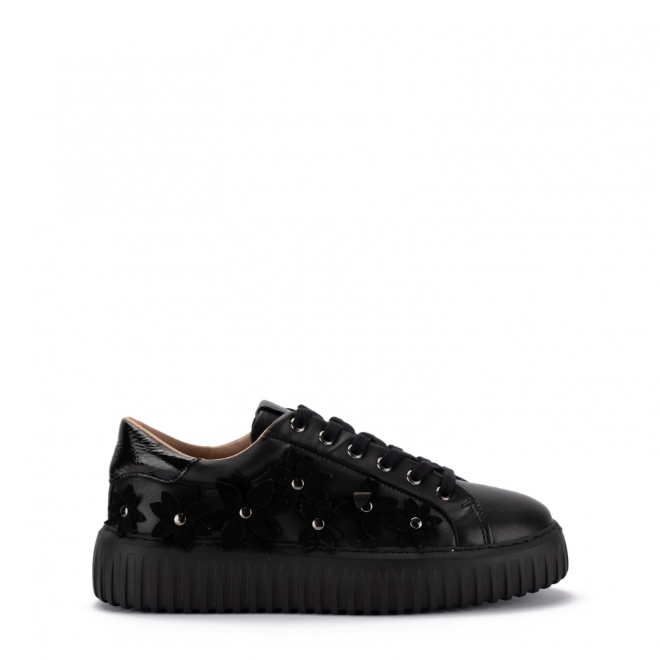 STOKTON Adidași damă negri Flower - vezi 1