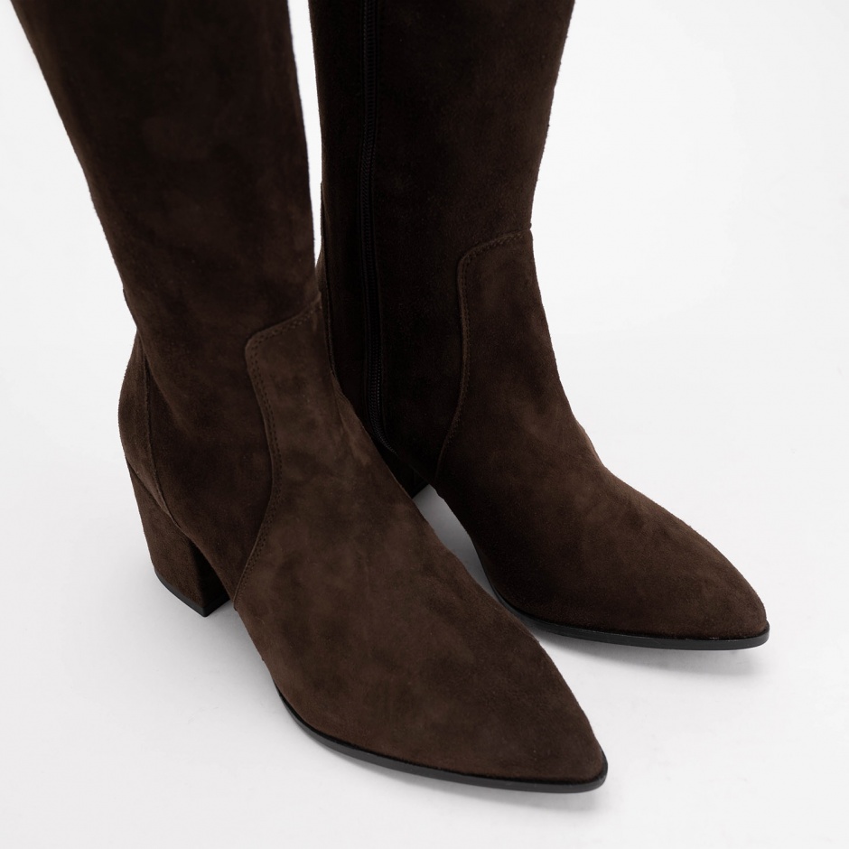 PISATI Cizme nubuc damă - vezi 2 - Pepina.ro PISATI Cizme nubuc damă - vezi 2