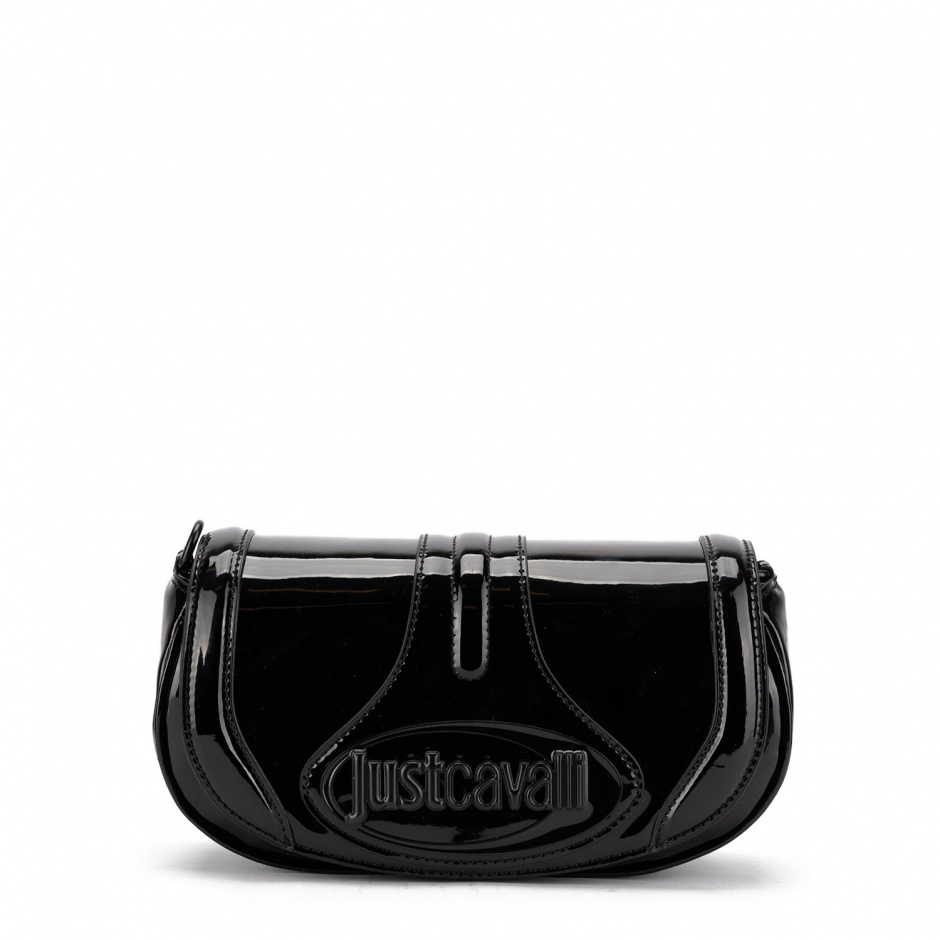 Just Cavalli Geantă de damă neagră lăcuită - vezi 1 - Pepina.ro Just Cavalli Geantă de damă neagră lăcuită - vezi 1