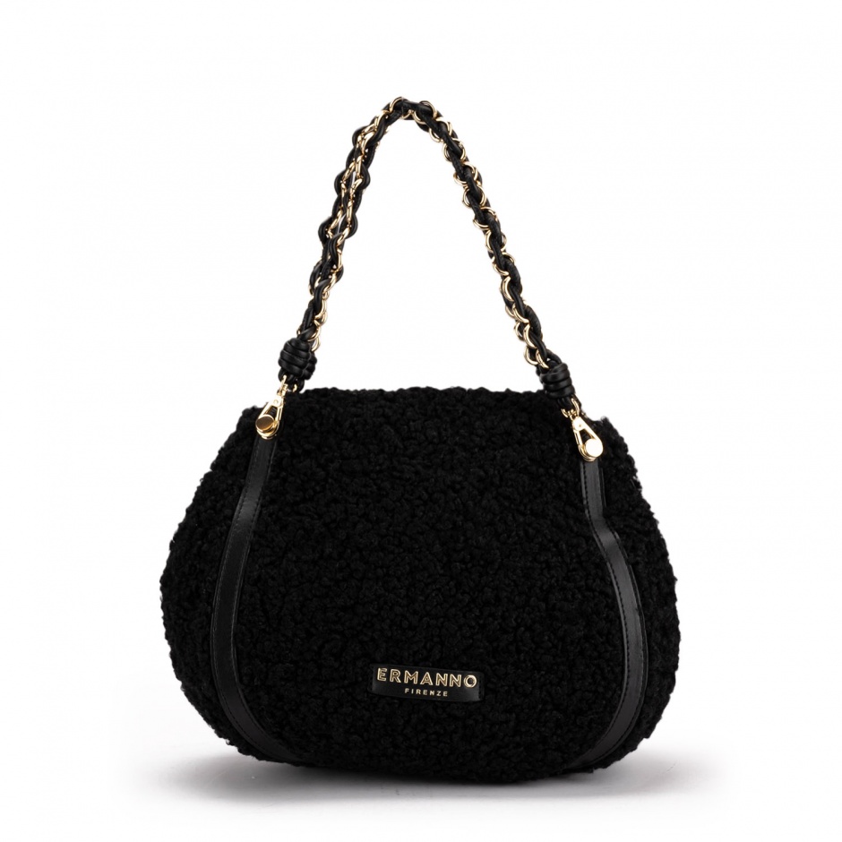 Ermanno Firenze Geantă damă neagră Veda Fur - vezi 3 - Pepina.ro Ermanno Firenze Geantă damă neagră Veda Fur - vezi 3