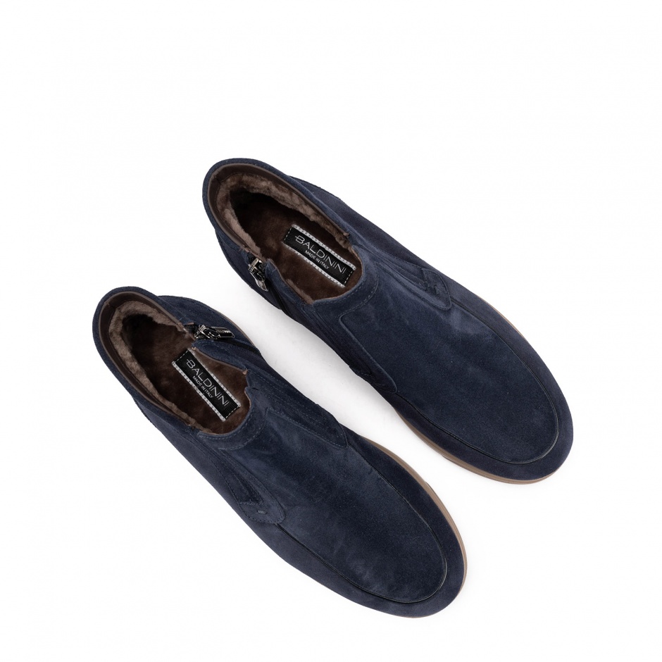 BALDININI Ghete bărbați bleumarin îmblănite - vezi 5