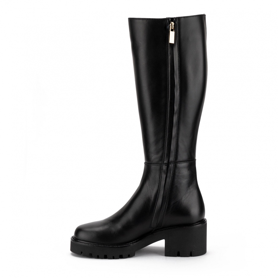 BALDININI Cizme damă negre din piele - vezi 4