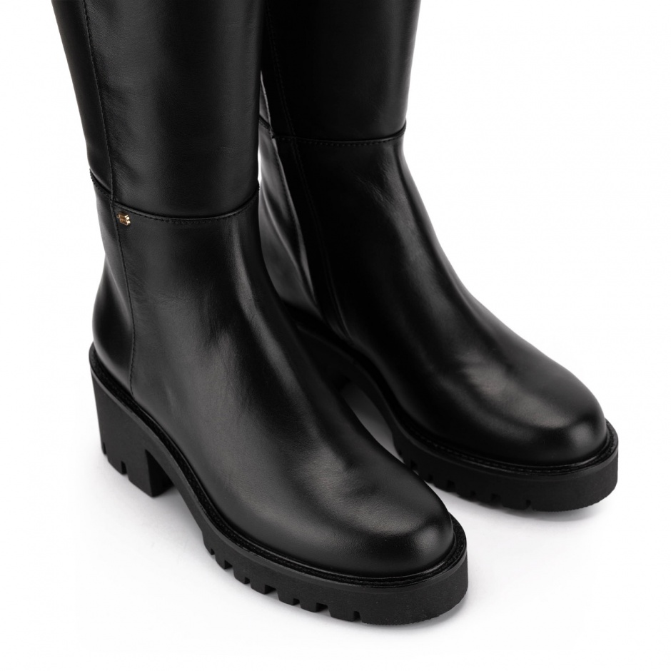 BALDININI Cizme damă negre din piele - vezi 2
