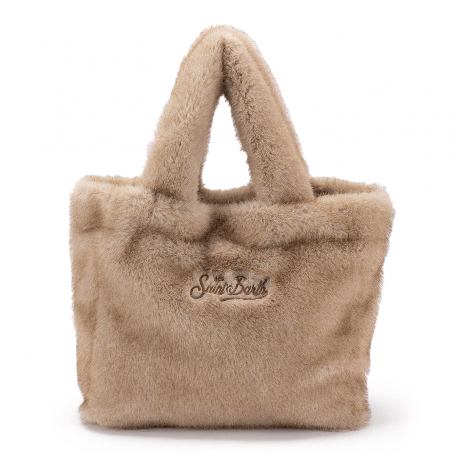 SAINT BARTH Geantă damă bej Colette soft fur - vezi 3 - Pepina.ro SAINT BARTH Geantă damă bej Colette soft fur - vezi 3