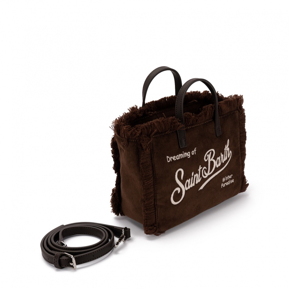 SAINT BARTH Poșetă damă Vanity Corduroy - vezi 2