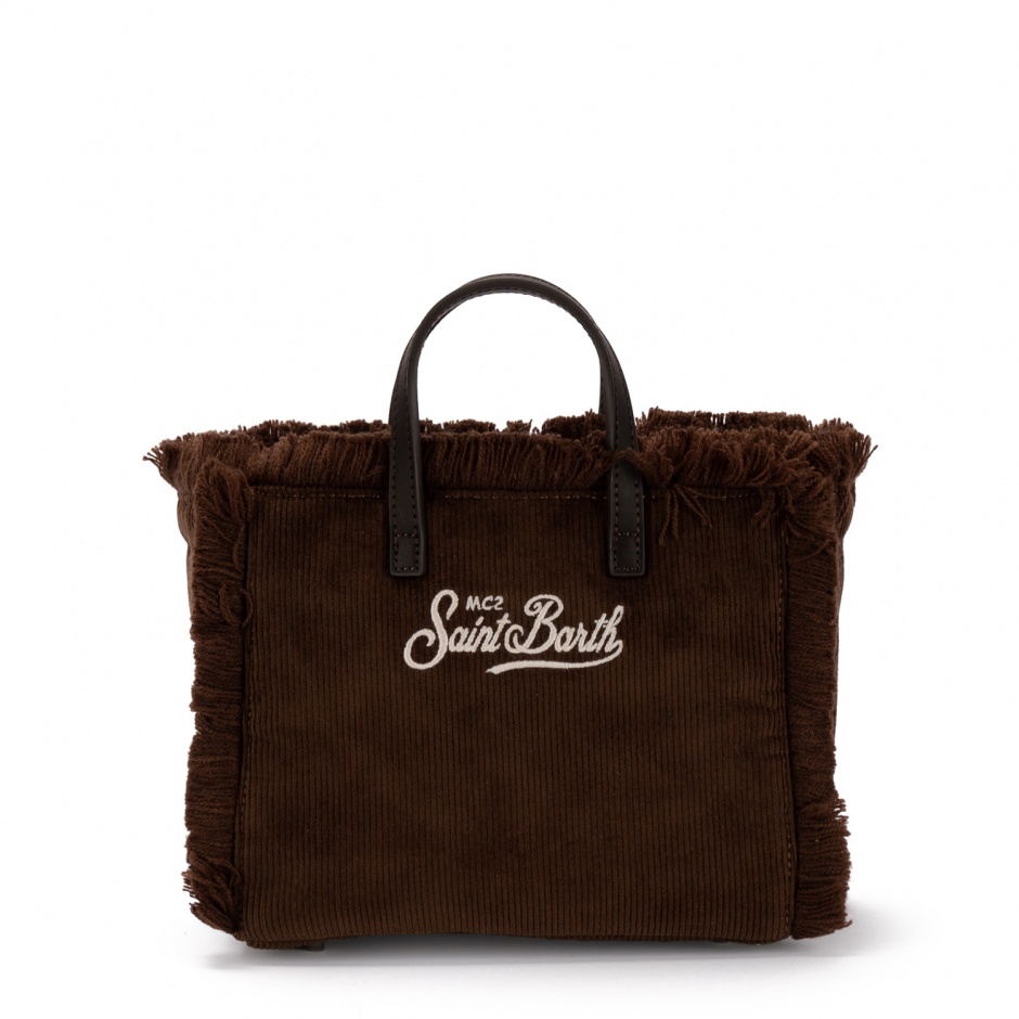 SAINT BARTH Poșetă damă Vanity Corduroy - vezi 3
