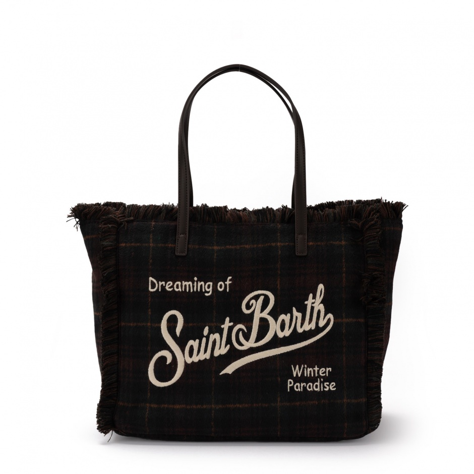 SAINT BARTH Geantă damă Vanity Tartan - vezi 1 - Pepina.ro SAINT BARTH Geantă damă Vanity Tartan - vezi 1