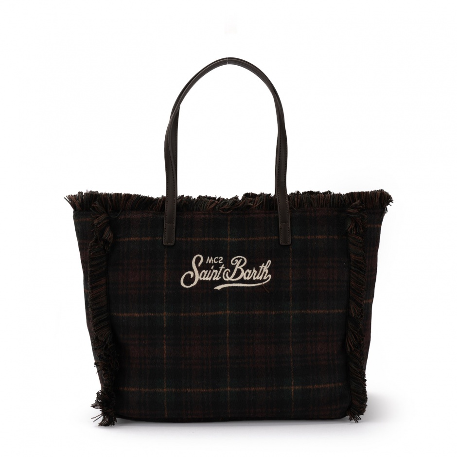 SAINT BARTH Geantă damă Vanity Tartan - vezi 3 - Pepina.ro SAINT BARTH Geantă damă Vanity Tartan - vezi 3