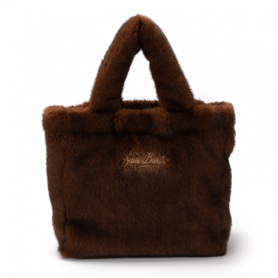 SAINT BARTH Geantă damă maro Colette Soft Fur - vezi 3 - Pepina.ro SAINT BARTH Geantă damă maro Colette Soft Fur - vezi 3