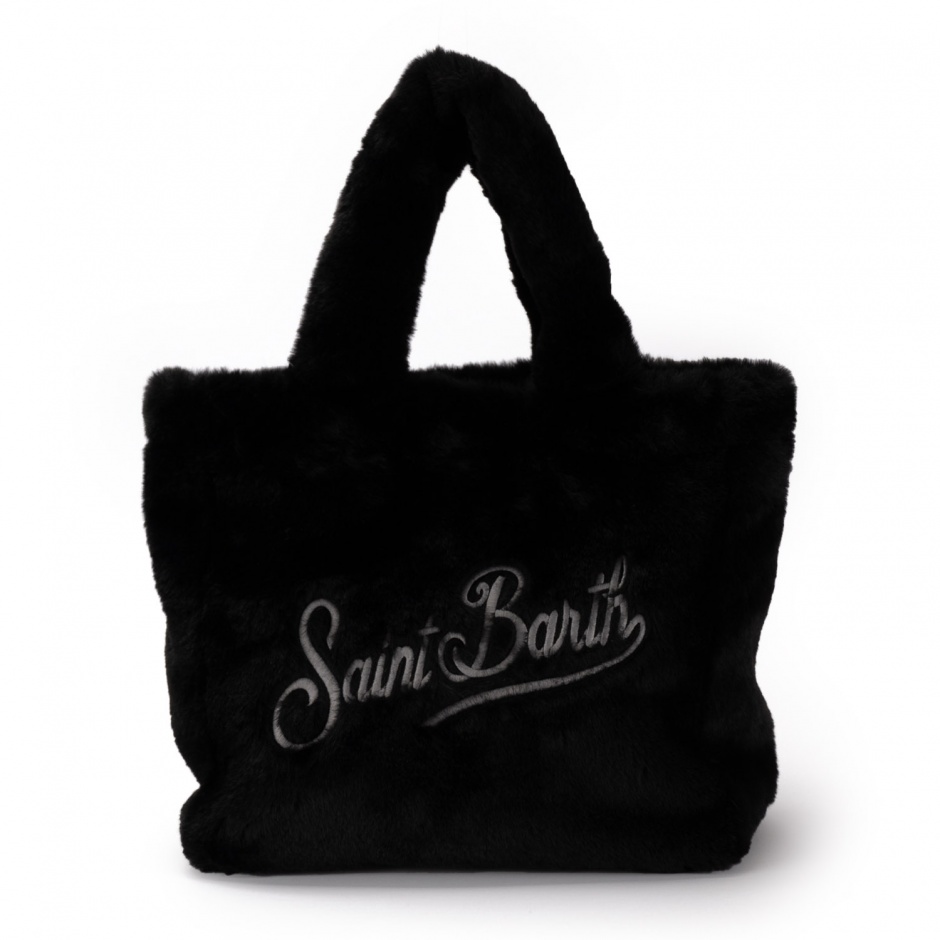 SAINT BARTH Geantă damă neagră Colette Soft Fur - vezi 1 - Pepina.ro SAINT BARTH Geantă damă neagră Colette Soft Fur - vezi 1