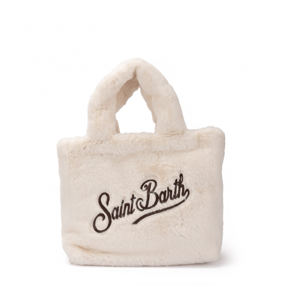 SAINT BARTH Poșetă damă albă Vanity - vezi 1
