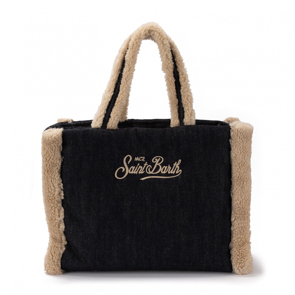 SAINT BARTH Geantă damă Vanity Shearling - vezi 3