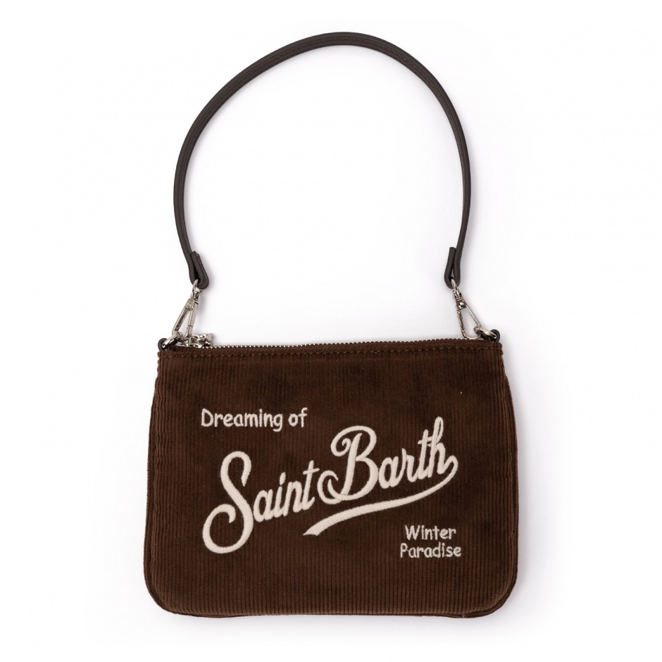 SAINT BARTH Poșetă damă Parisienne Corduroy - vezi 1 - Pepina.ro SAINT BARTH Poșetă damă Parisienne Corduroy - vezi 1