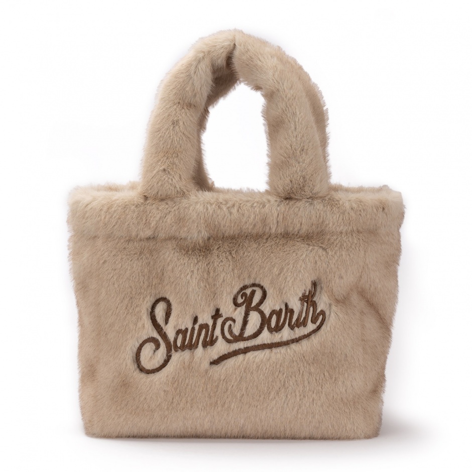SAINT BARTH Geantă damă bej Colette Soft Fur - vezi 1 - Pepina.ro SAINT BARTH Geantă damă bej Colette Soft Fur - vezi 1