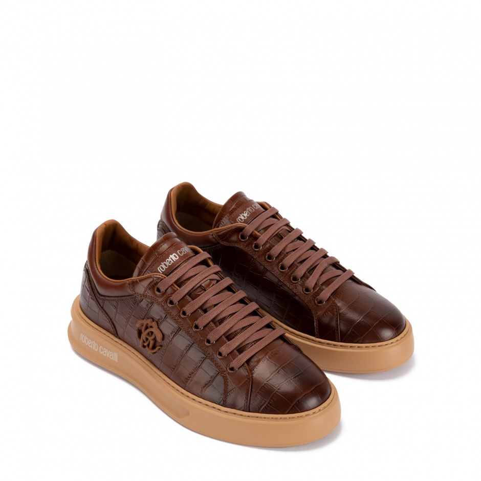 ROBERTO CAVALLI Adidași bărbați, maro - vezi 2 - Pepina.ro ROBERTO CAVALLI Adidași bărbați, maro - vezi 2